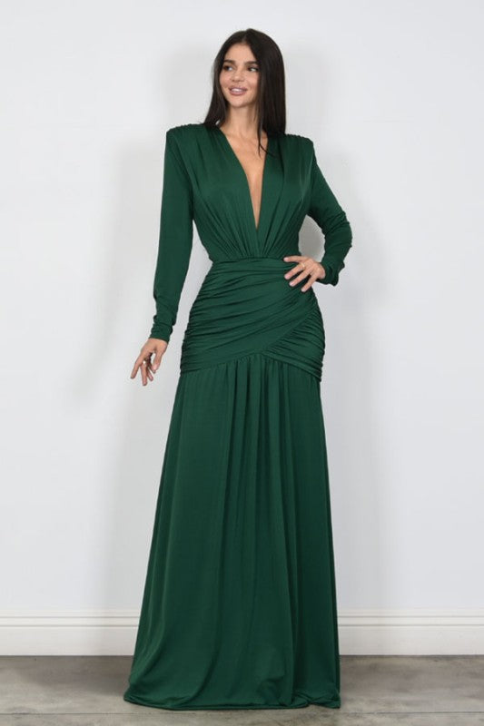Camy Green Maxi Dress