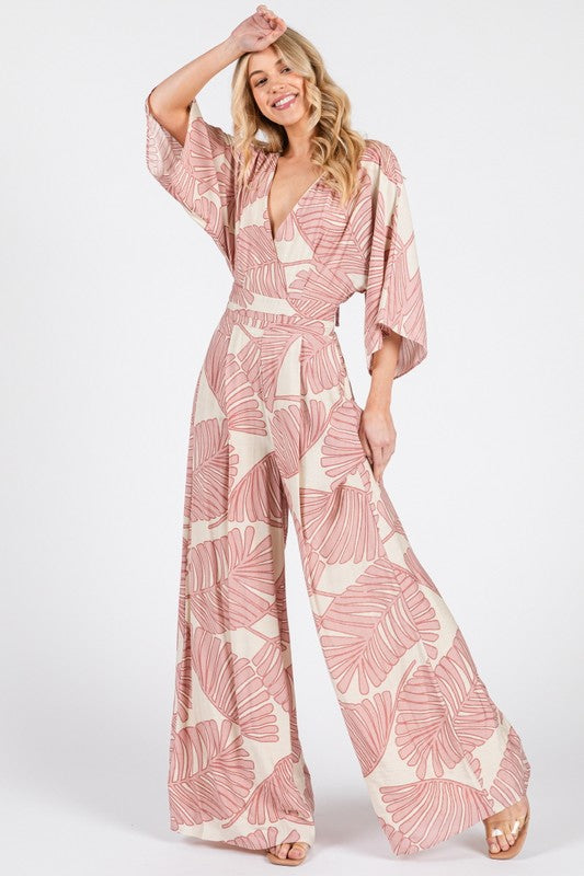 Megan blush jumpsuit