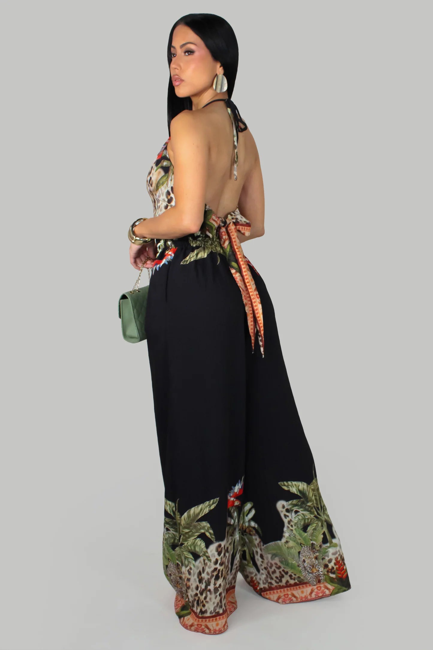 Wild Paradise Two-Piece Pant Set