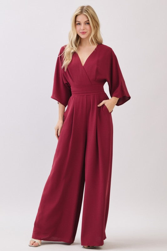 Burgundy Jumpsuit