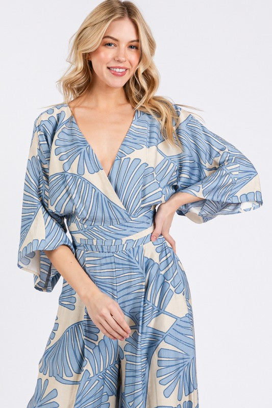 Megan blue jumpsuit