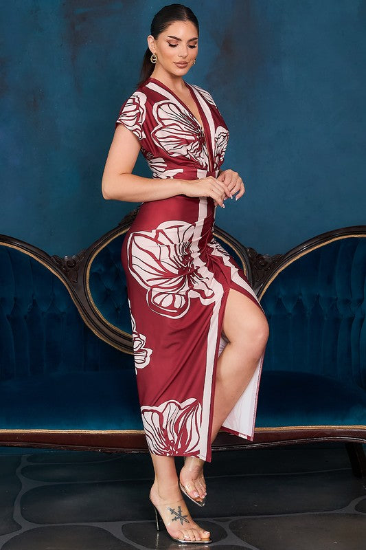 Alexa midi dress