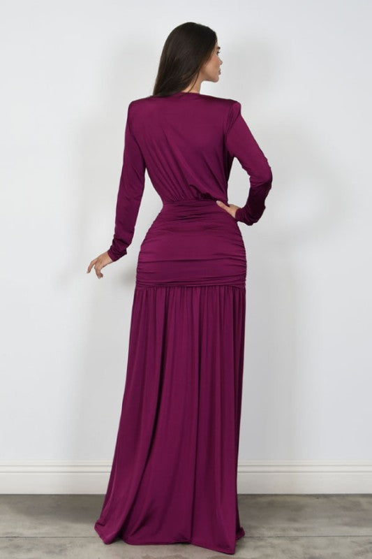 Plum Maxi Dress