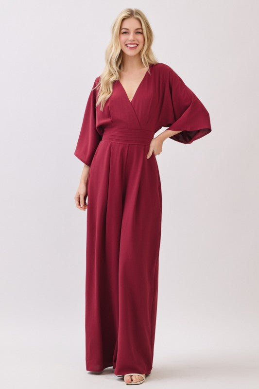 Burgundy Jumpsuit