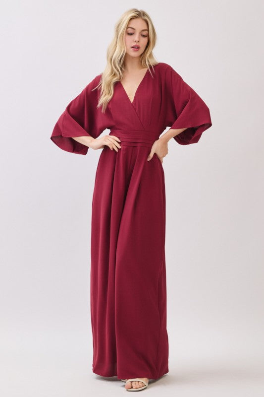 Burgundy Jumpsuit
