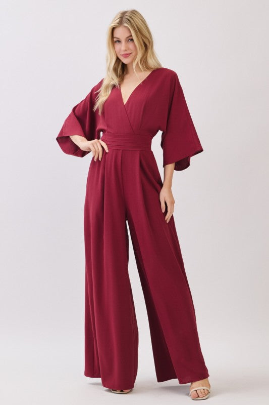 Burgundy Jumpsuit