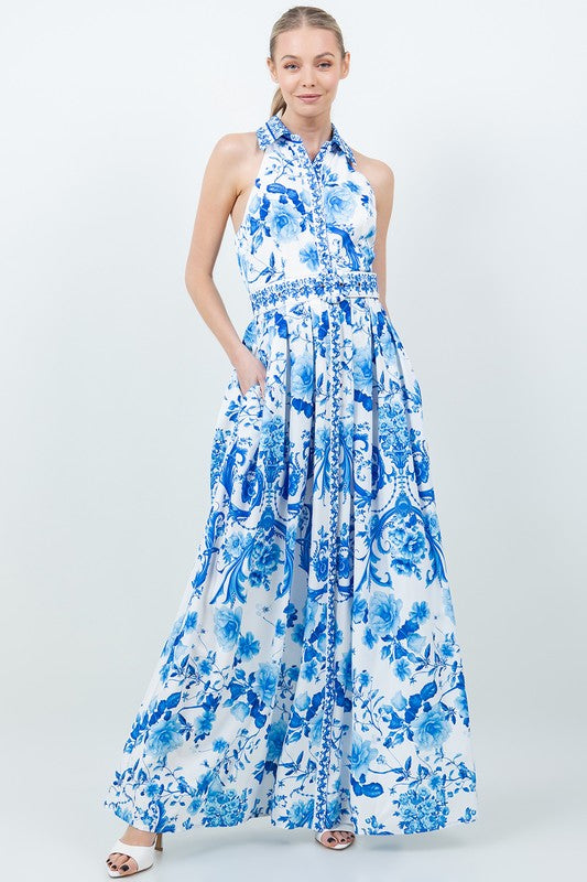 Mykonos maxi dress