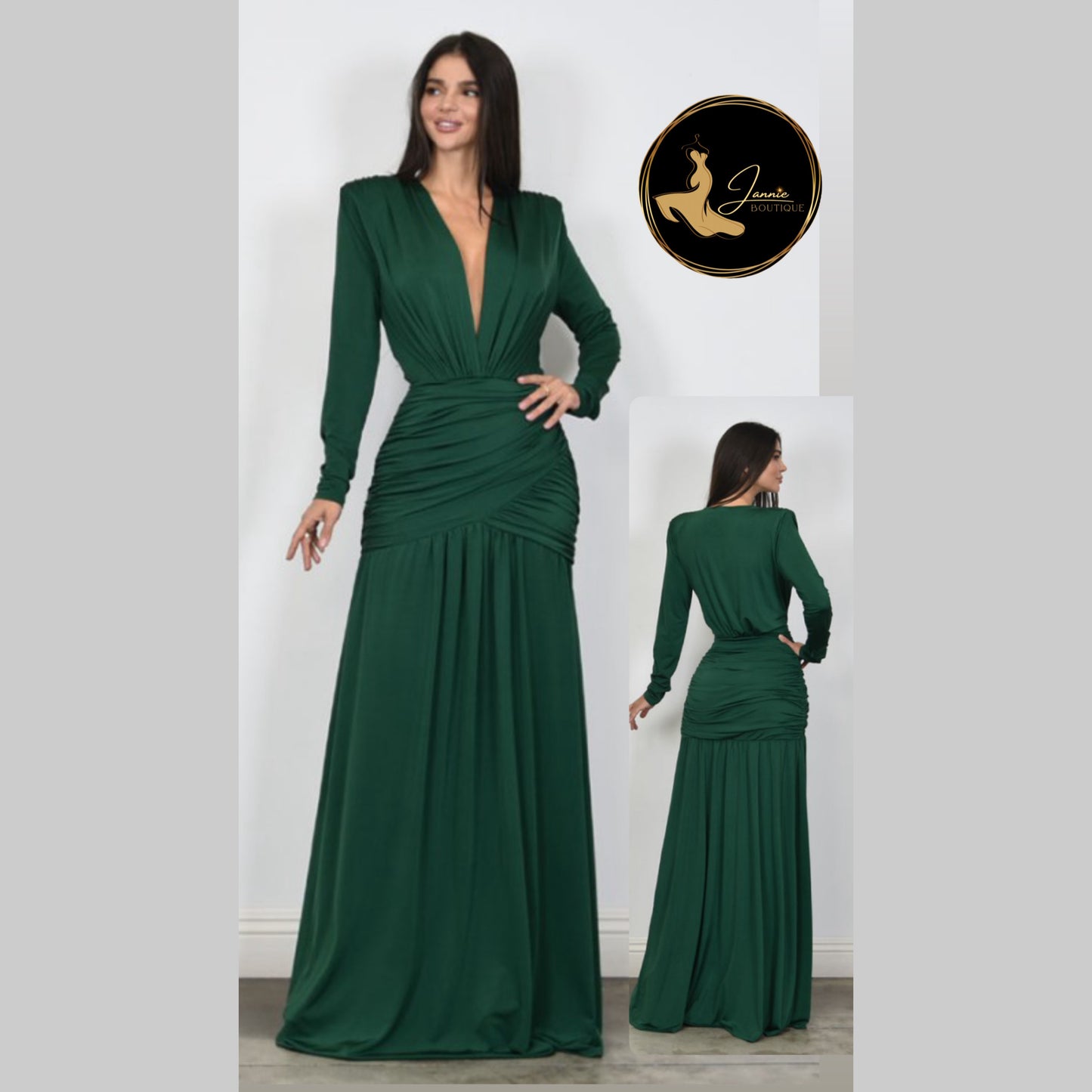 Camy Green Maxi Dress