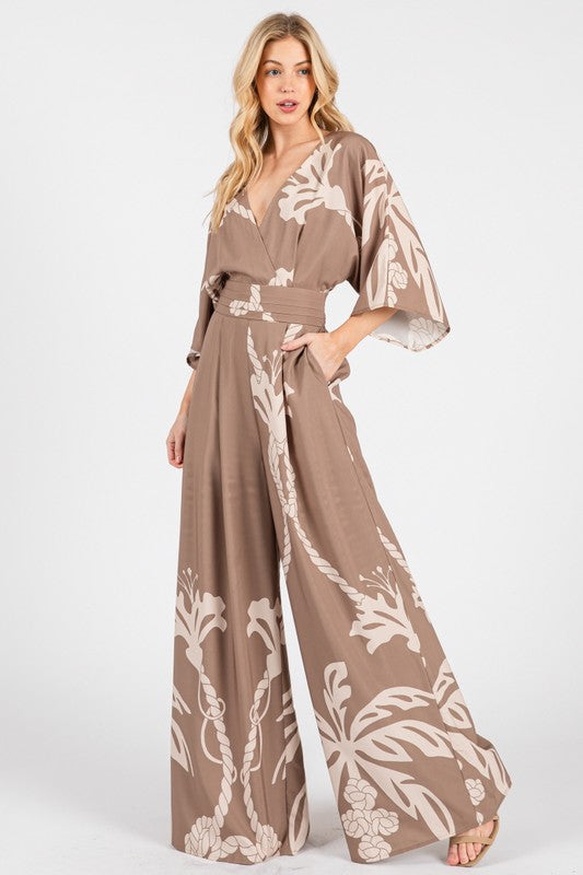 Palm Tape Jumpsuit