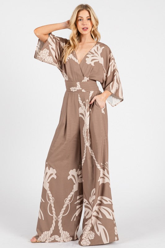 Palm Tape Jumpsuit