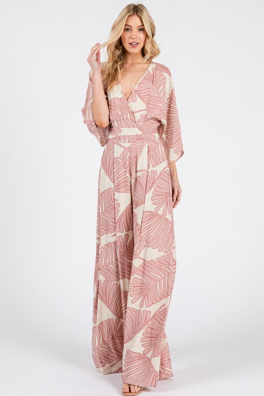 Megan blush jumpsuit