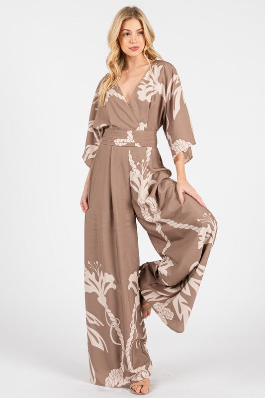 Palm Tape Jumpsuit