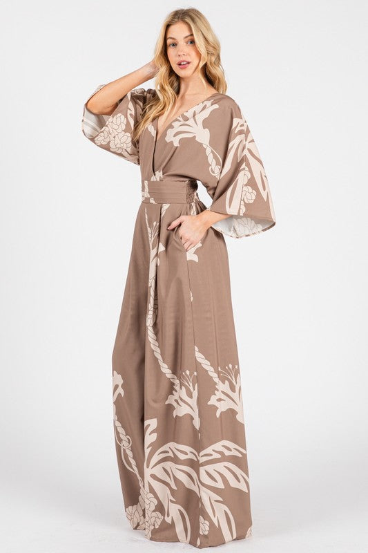 Palm Tape Jumpsuit