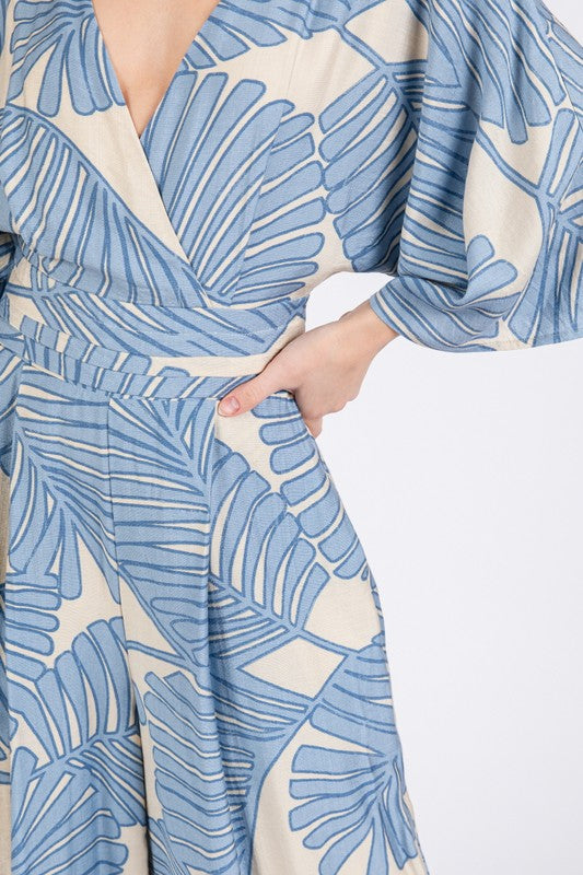 Megan blue jumpsuit