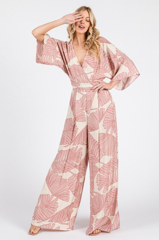 Megan blush jumpsuit