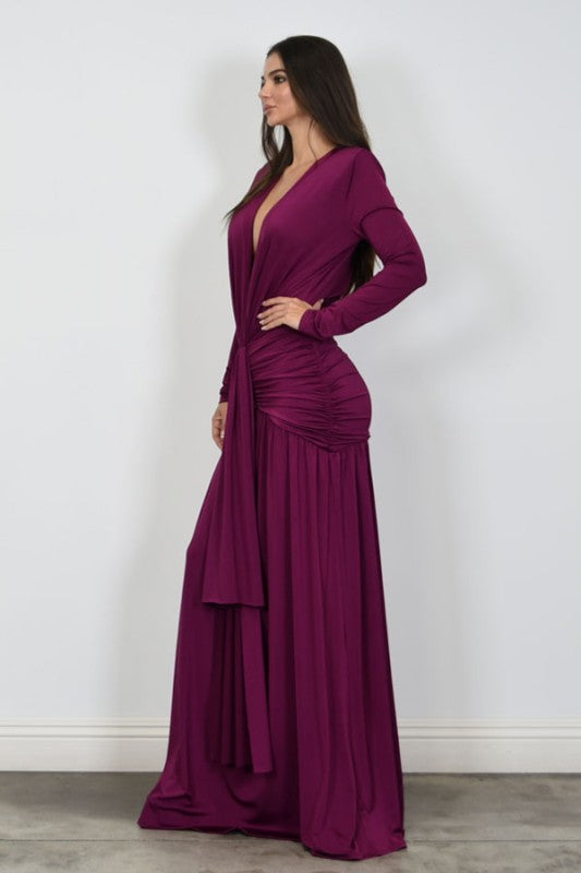 Plum Maxi Dress