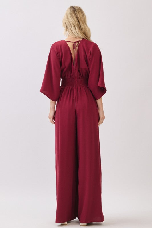 Burgundy Jumpsuit