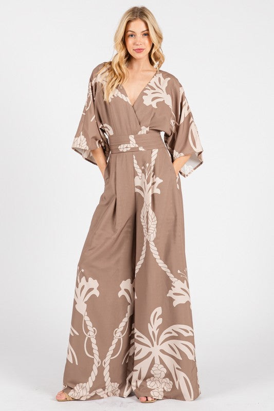 Palm Tape Jumpsuit