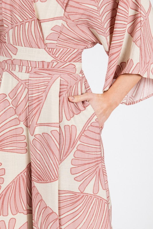 Megan blush jumpsuit