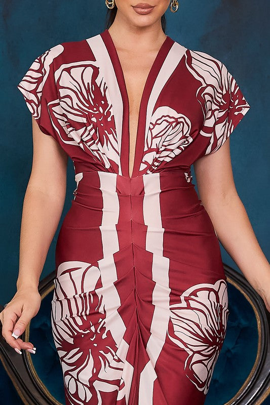 Alexa midi dress