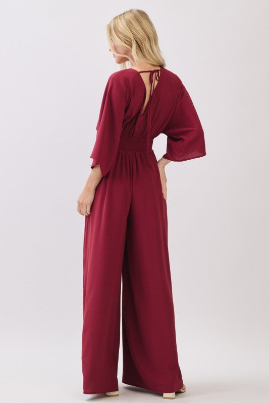 Burgundy Jumpsuit