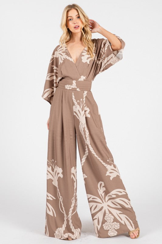 Palm Tape Jumpsuit
