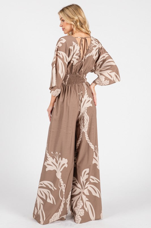 Palm Tape Jumpsuit