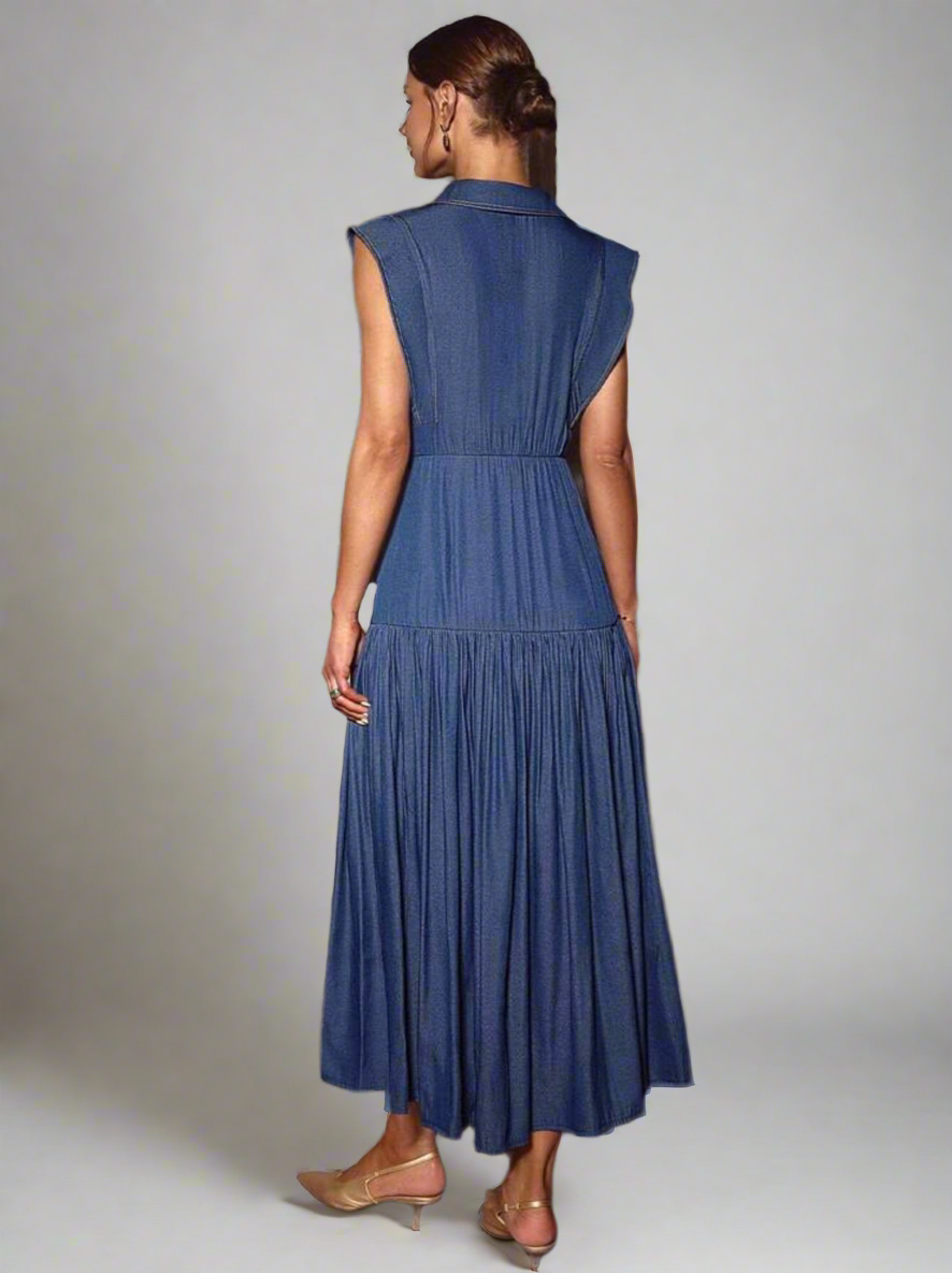 Denim Maxi Dress
