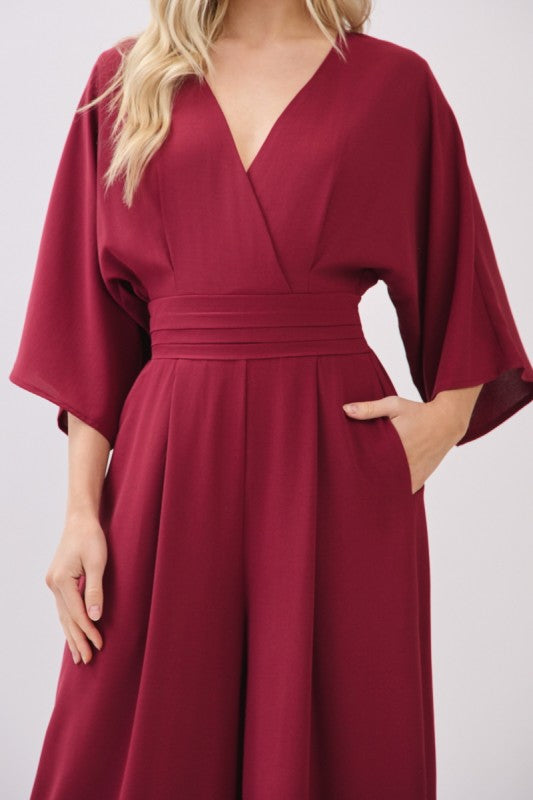Burgundy Jumpsuit