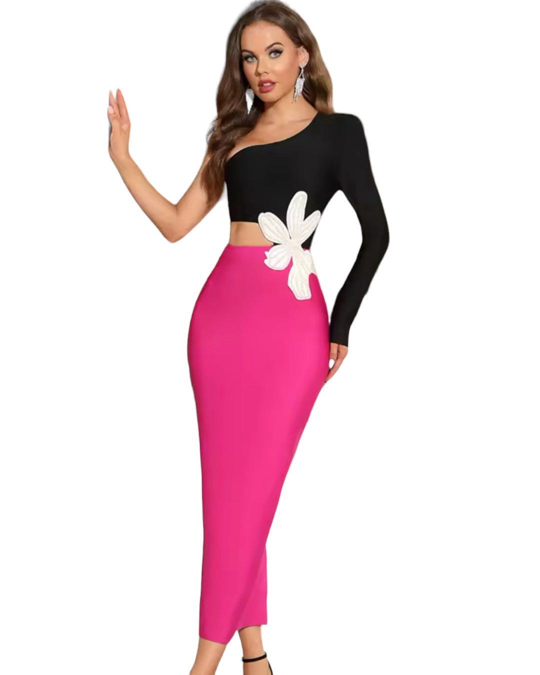 Indira pink dress