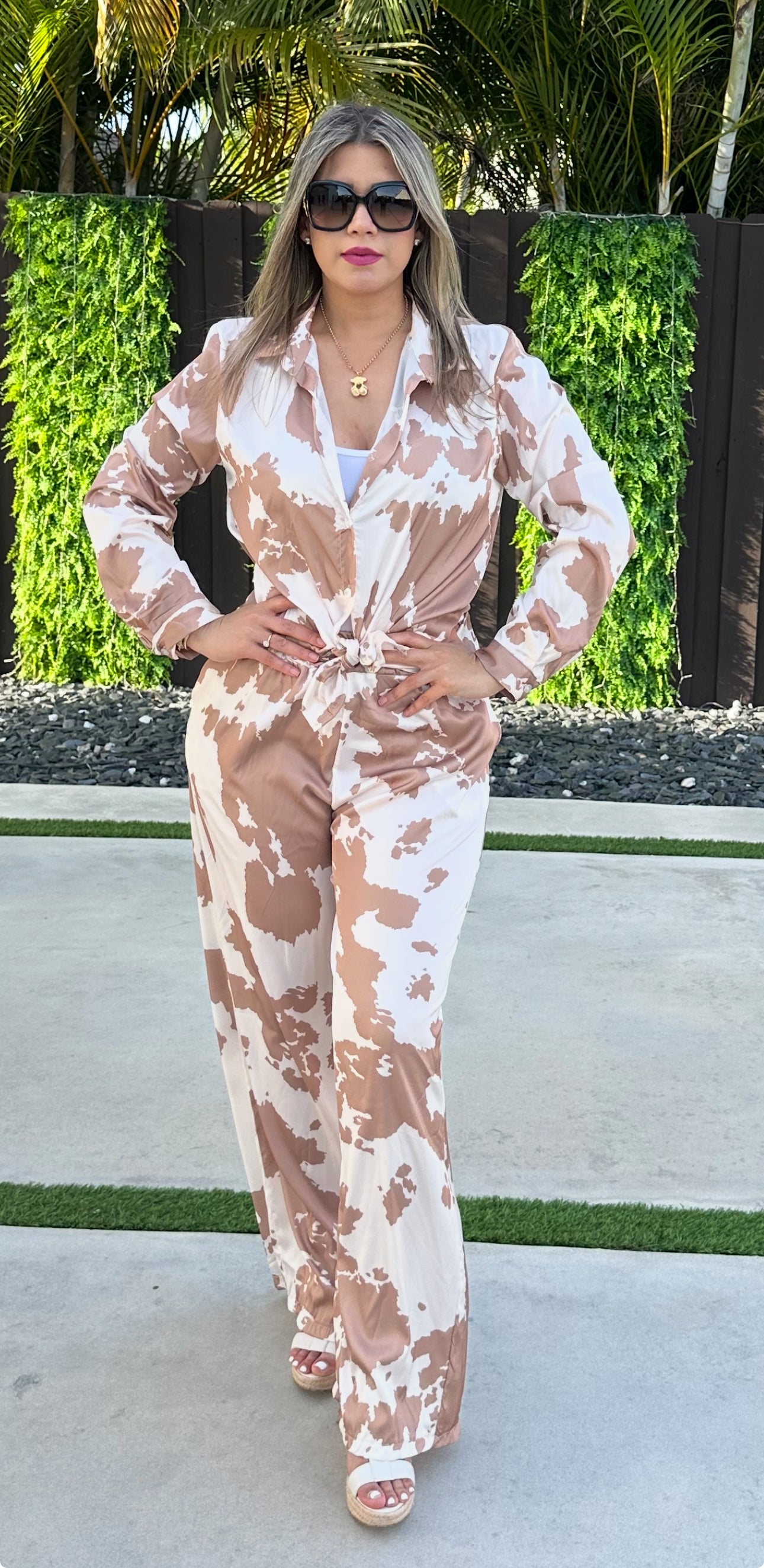 Moo pant and shirt set