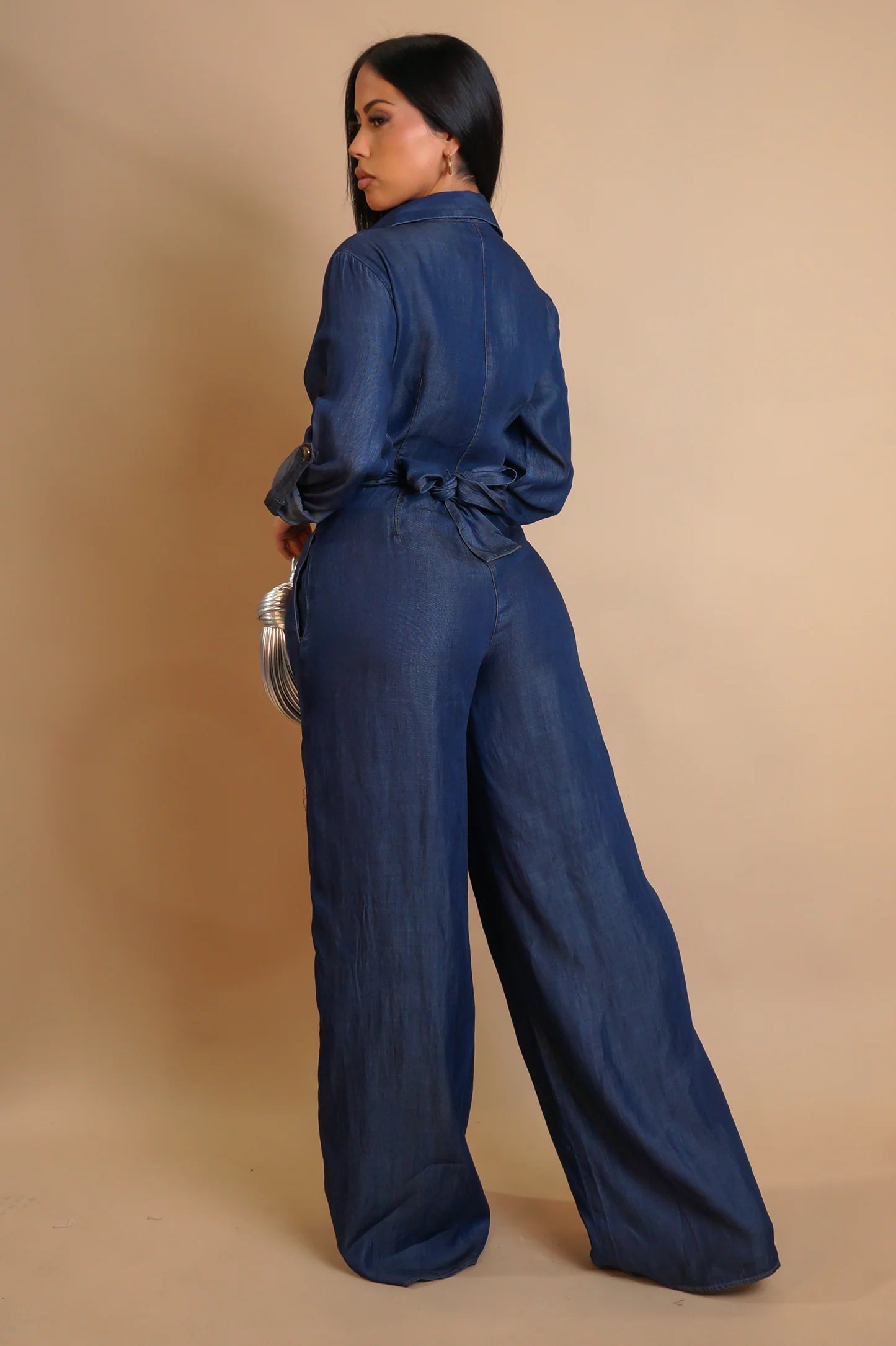 Denim jumpsuit