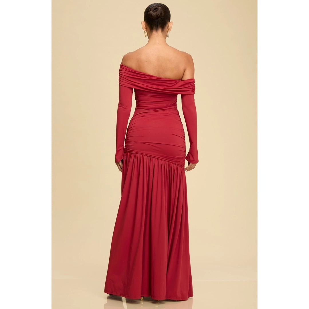Ettaly Red Maxi Dress