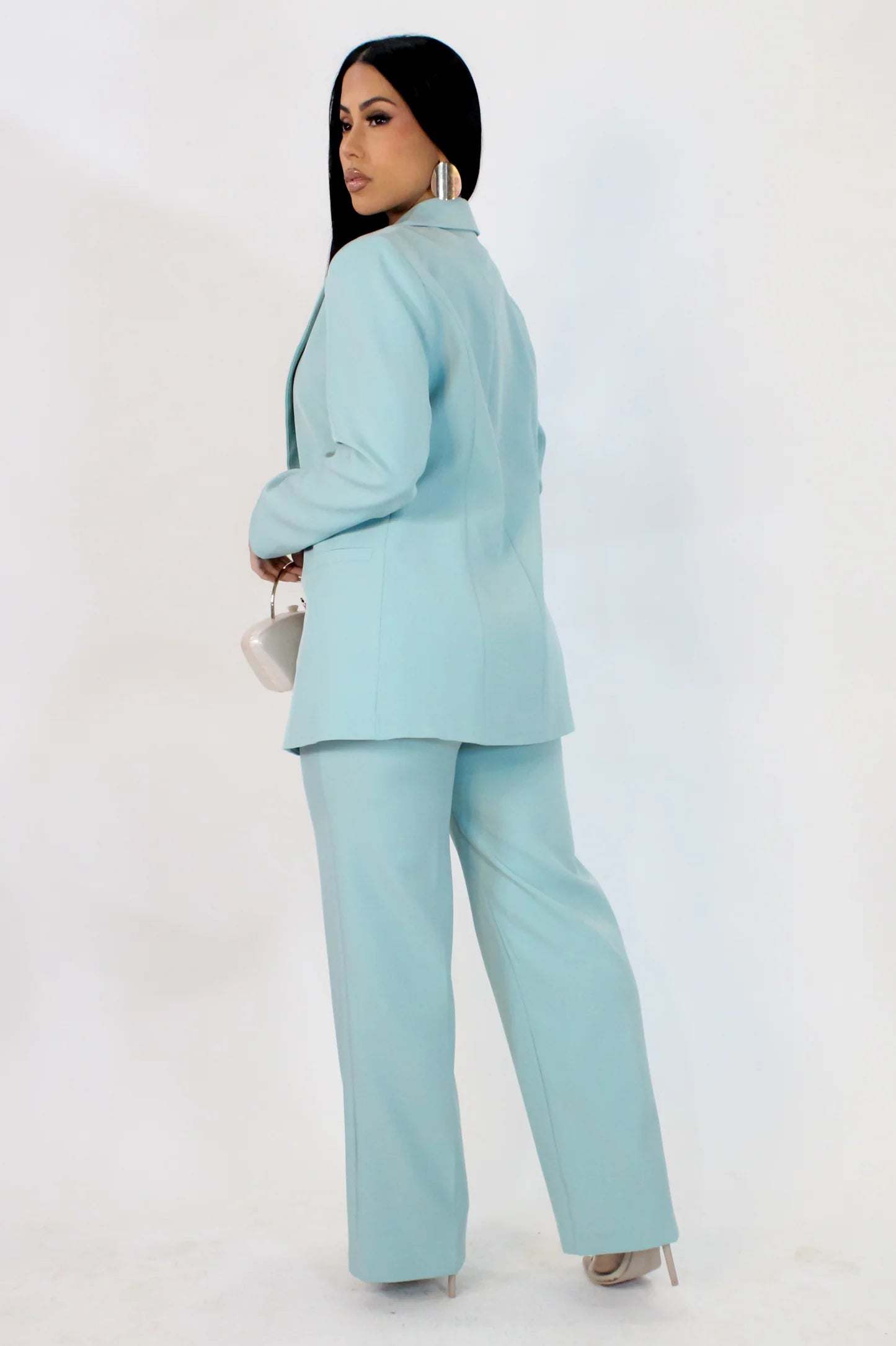 Spring Pant + Blazer Set Mint