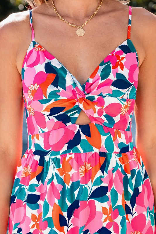 Rose maxi dress