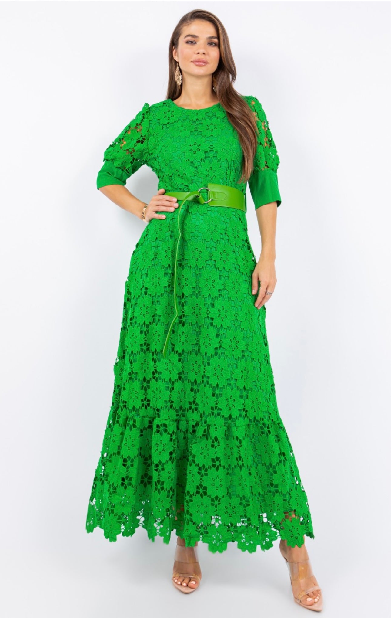 Andrea green dress