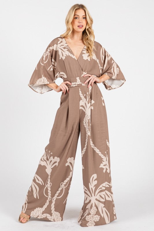 Palm Tape Jumpsuit