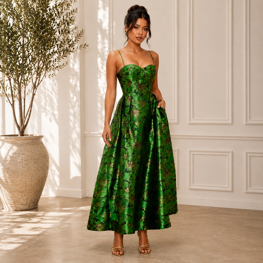 Jess Green Maxi Dress