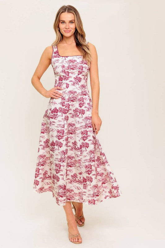 Ivory Berry midi dress