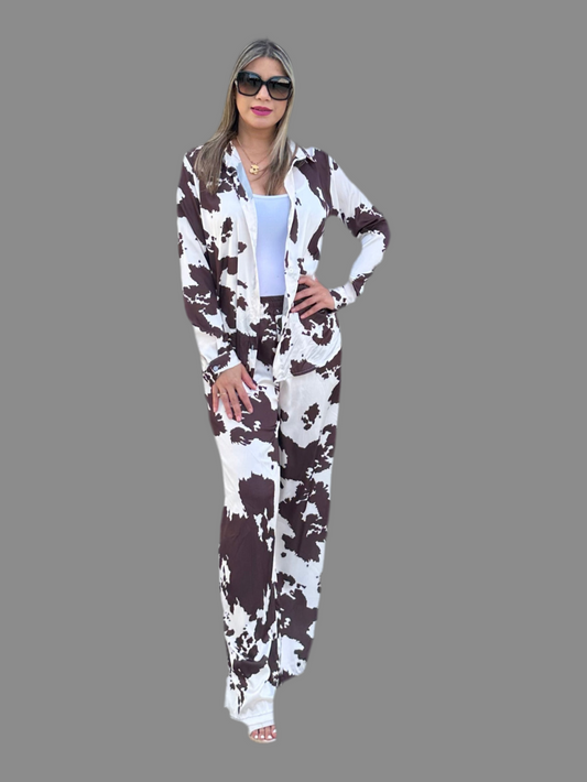 Moo pant and shirt set