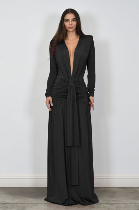 Elegant Black maxi dress