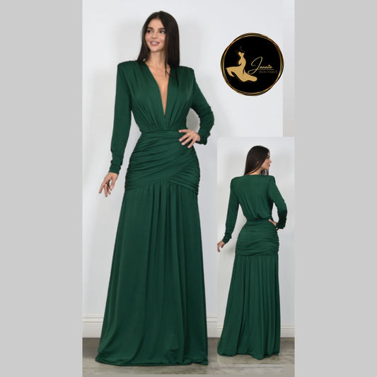 Camy Green Maxi Dress