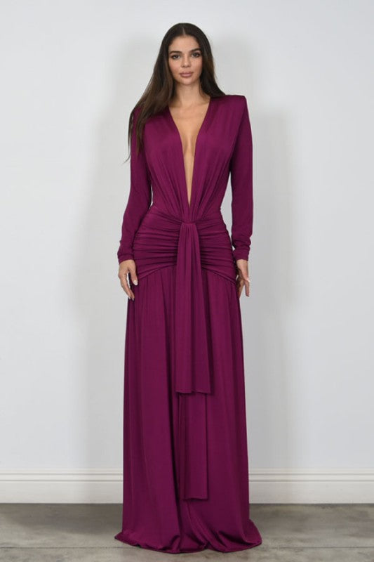 Plum Maxi Dress