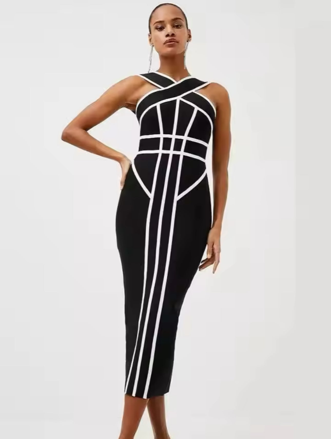 Aba midi dress