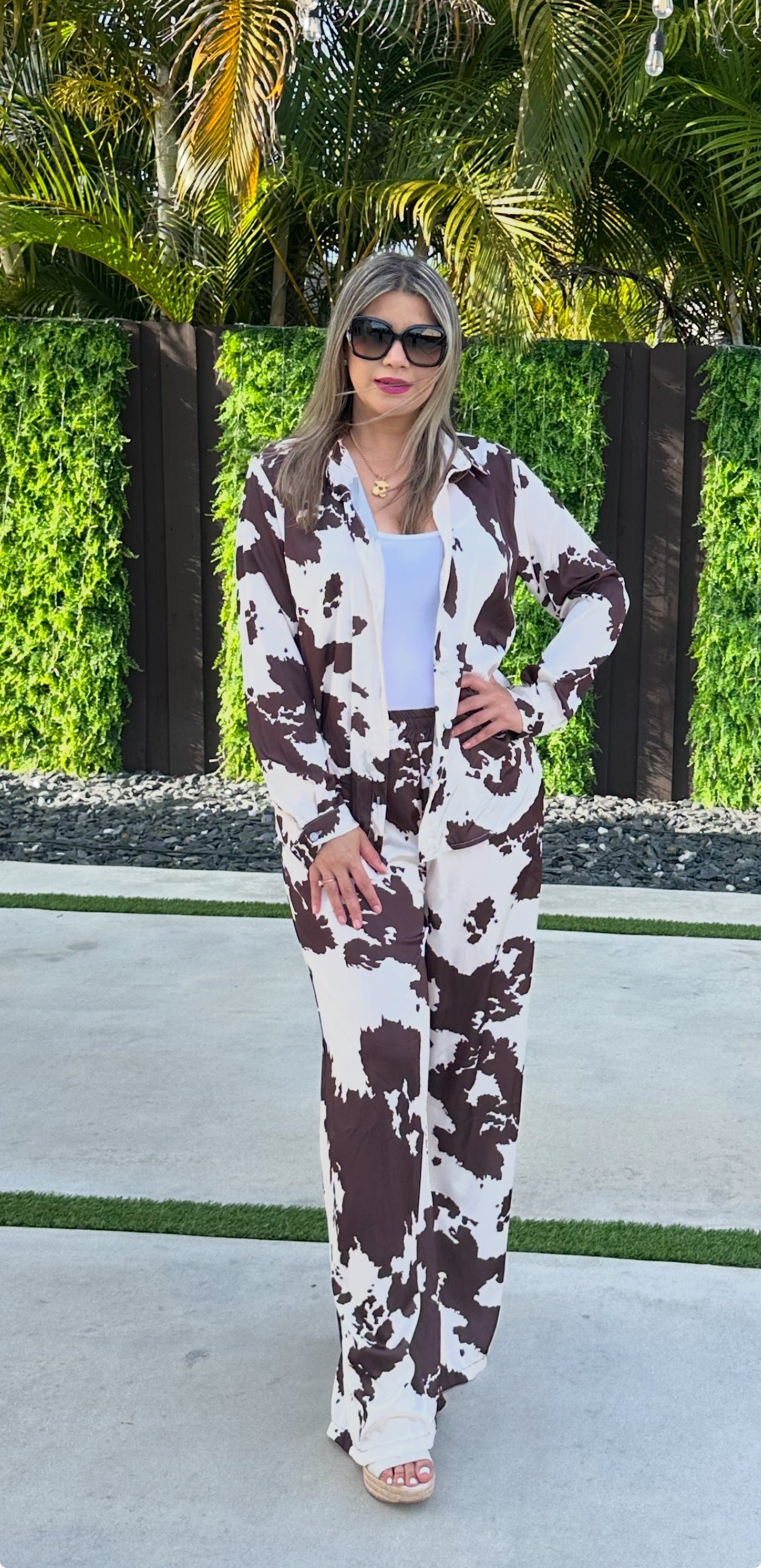 Moo pant and shirt set