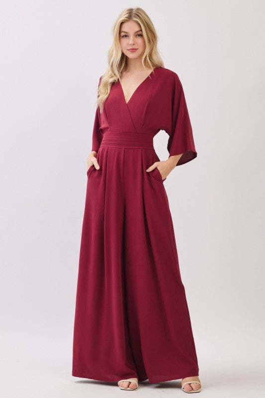 Burgundy Jumpsuit