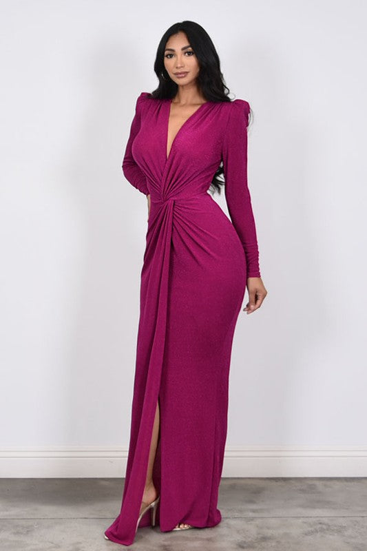 Plum Maxi Dress
