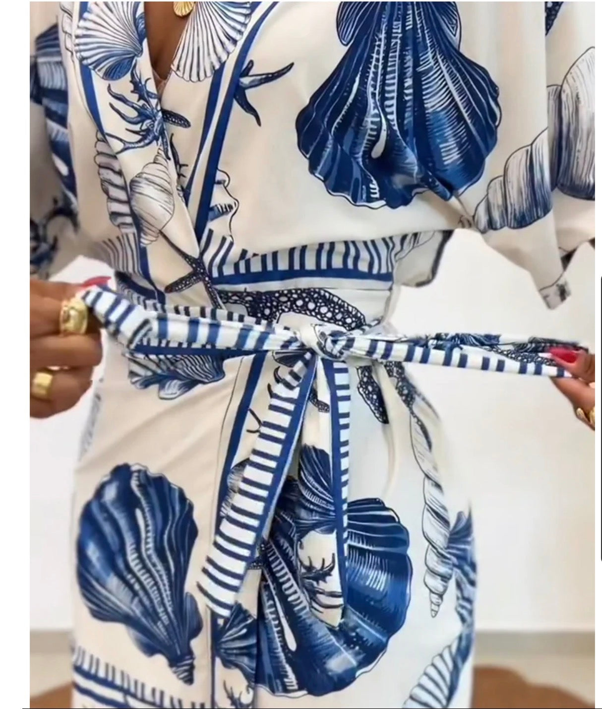 Starfish & Seashell Print Romper