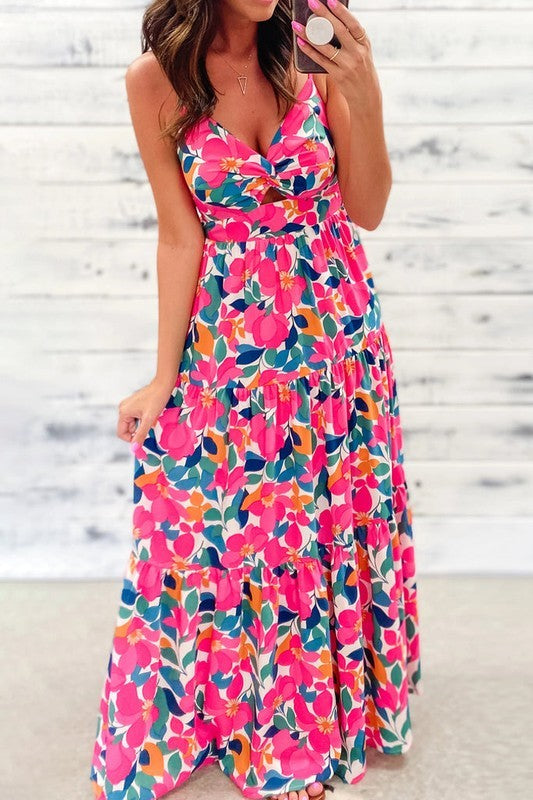 Rose maxi dress