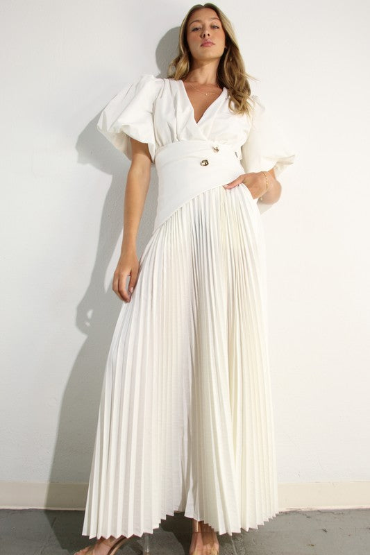 Murcia White Maxi Dress